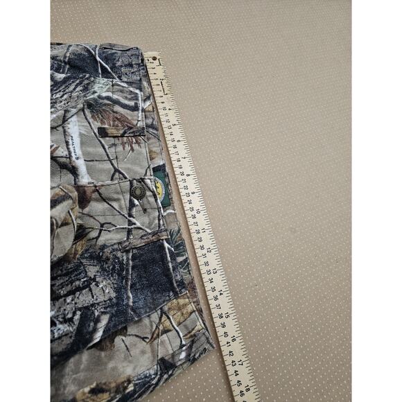 Cabela's RealTree Camo Camouflage Cargo Pants Men’s 32x31 Tie Ankle Hunting - Picture 8 of 10